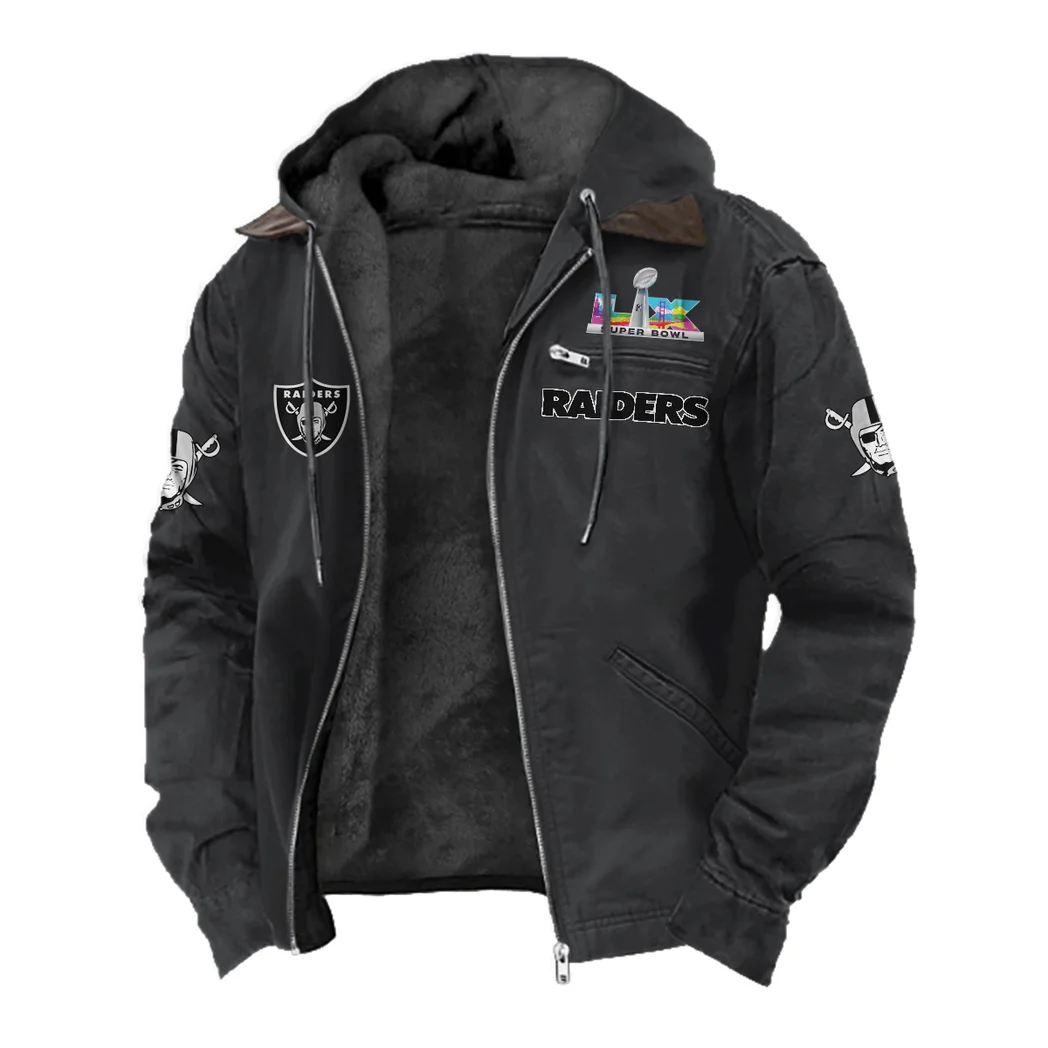 Black Blades Flannel Hoodie, Loyal Supporter Sport Hoodie HVN1461LV - Black - Image 2