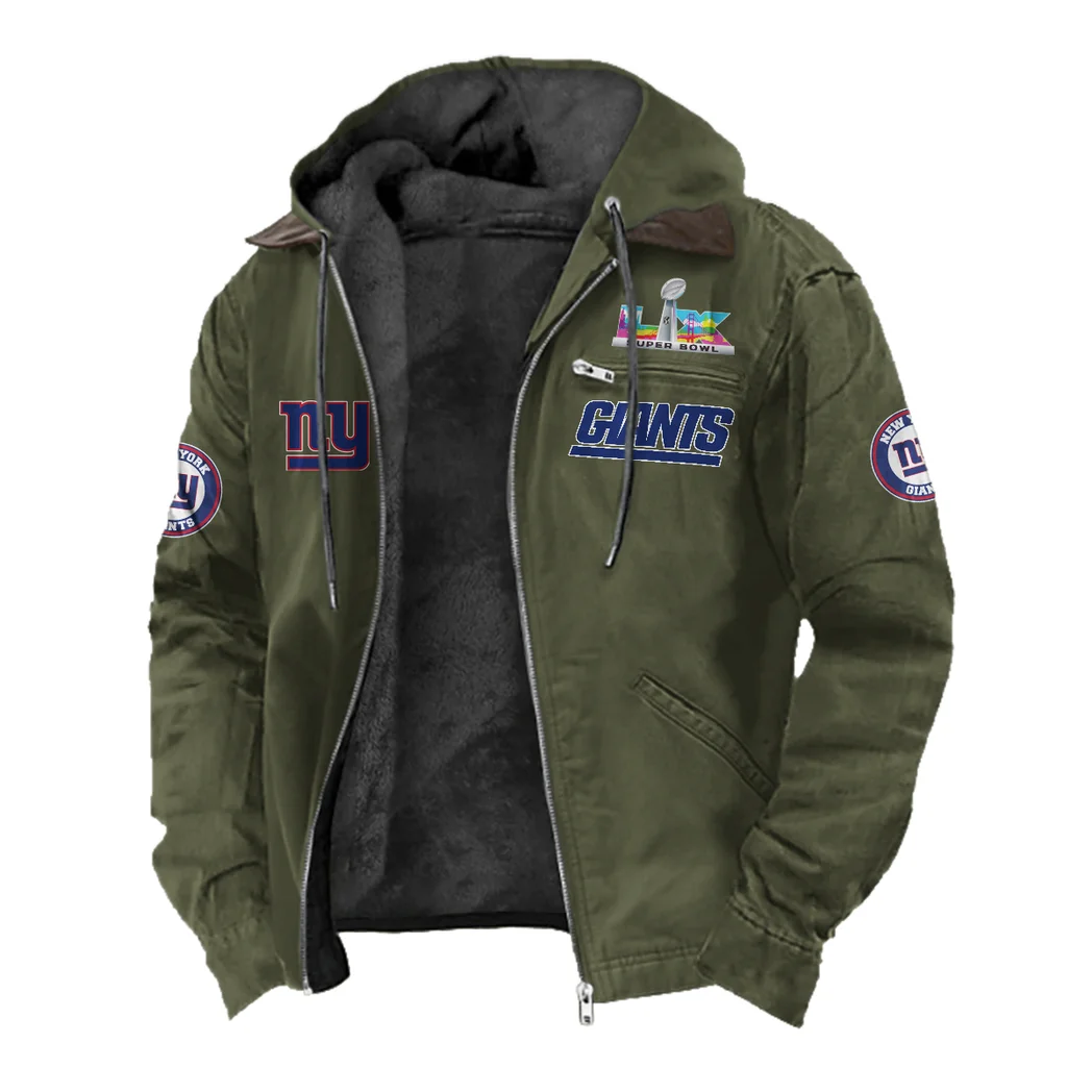 Blue Helm Flannel Hoodie, Everyday Game Fan Hoodie HVN1461NG - Green - Image 2