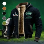 Game Day Squad Fleece-Lined Hooded Jacket, Thermal Core Fleece Jacket HVN1461NJ - Black