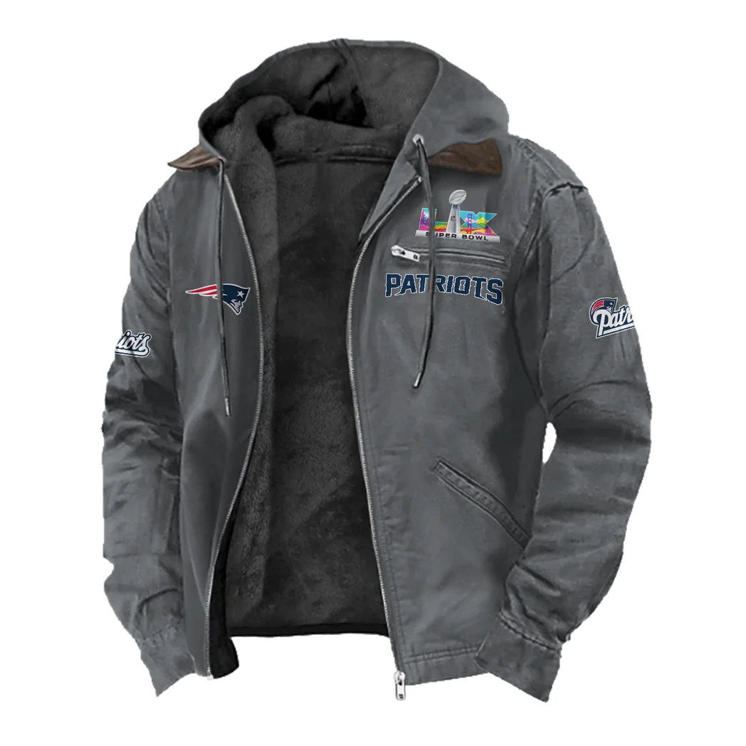 Game Day Squad Flannel Hoodie, Essential Fan Flannel Hoodie HVN1461NP - Gray - Image 2