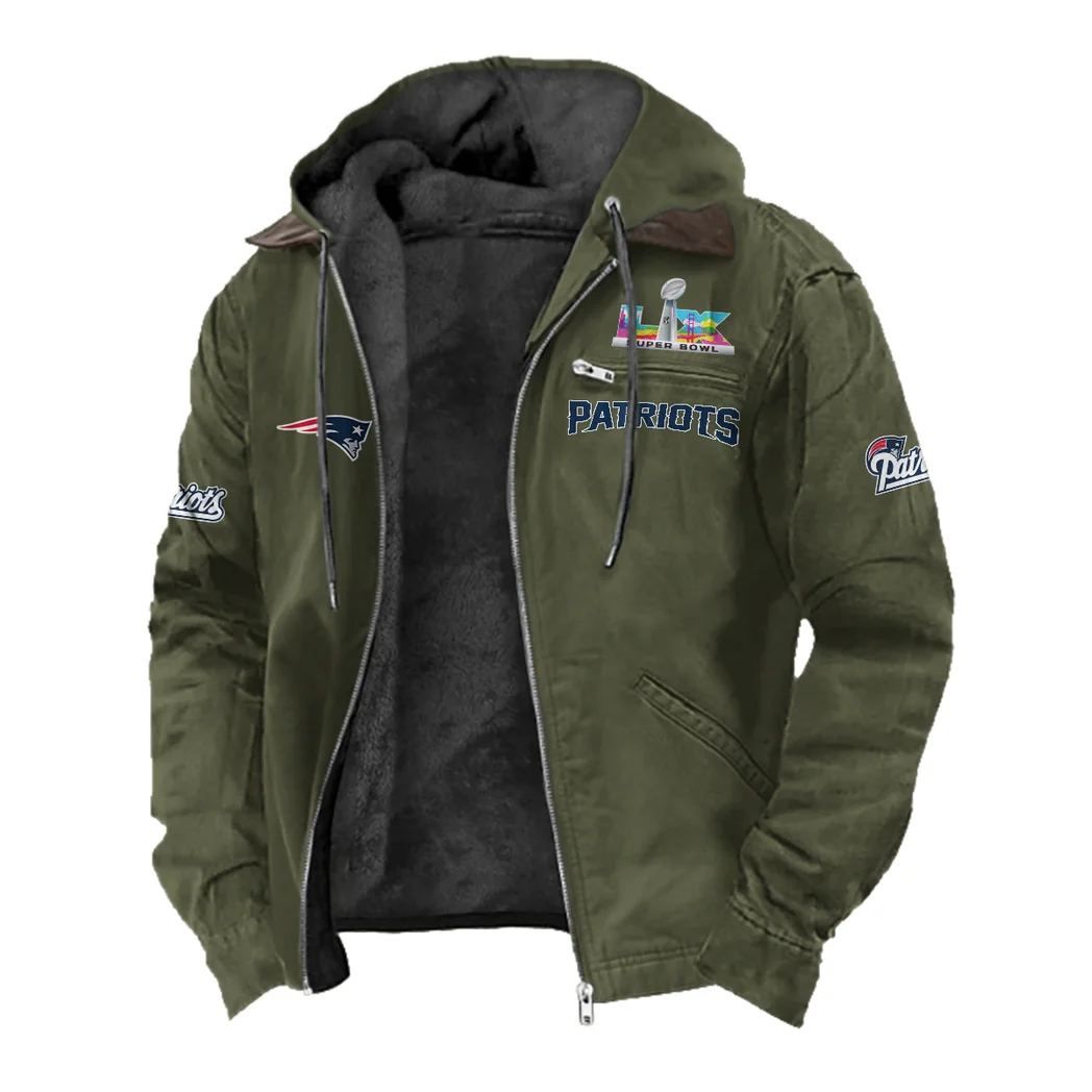 Game Day Squad Flannel Hoodie, Essential Fan Flannel Hoodie HVN1461NP - Green - Image 2