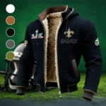 Match Day Squad Fleece-Lined Hooded Jacket, Brushed Interior Winter Jacket HVN1461NS - Black