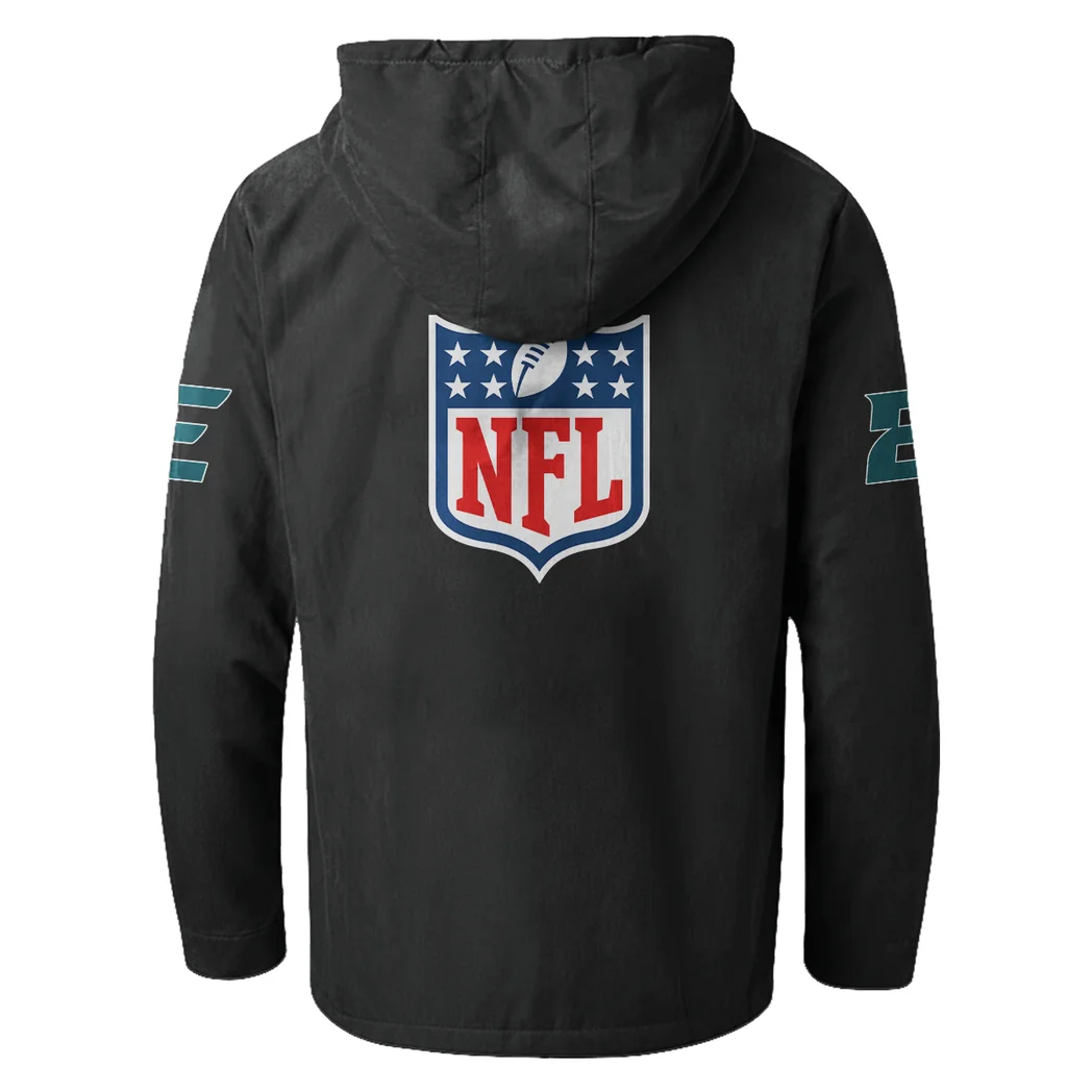 Liberty Fans Flannel Hoodie, Cold Game Day Hoodie HVN1461PE - Black - Image 3