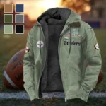 River City Fans Flannel Hoodie, Supporter Spirit Hooded Flannel HVN1461PS - Light Green