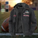 Red Pride Flannel Hoodie, Fan Squad Flannel Hoodie HVN1461TB - Black