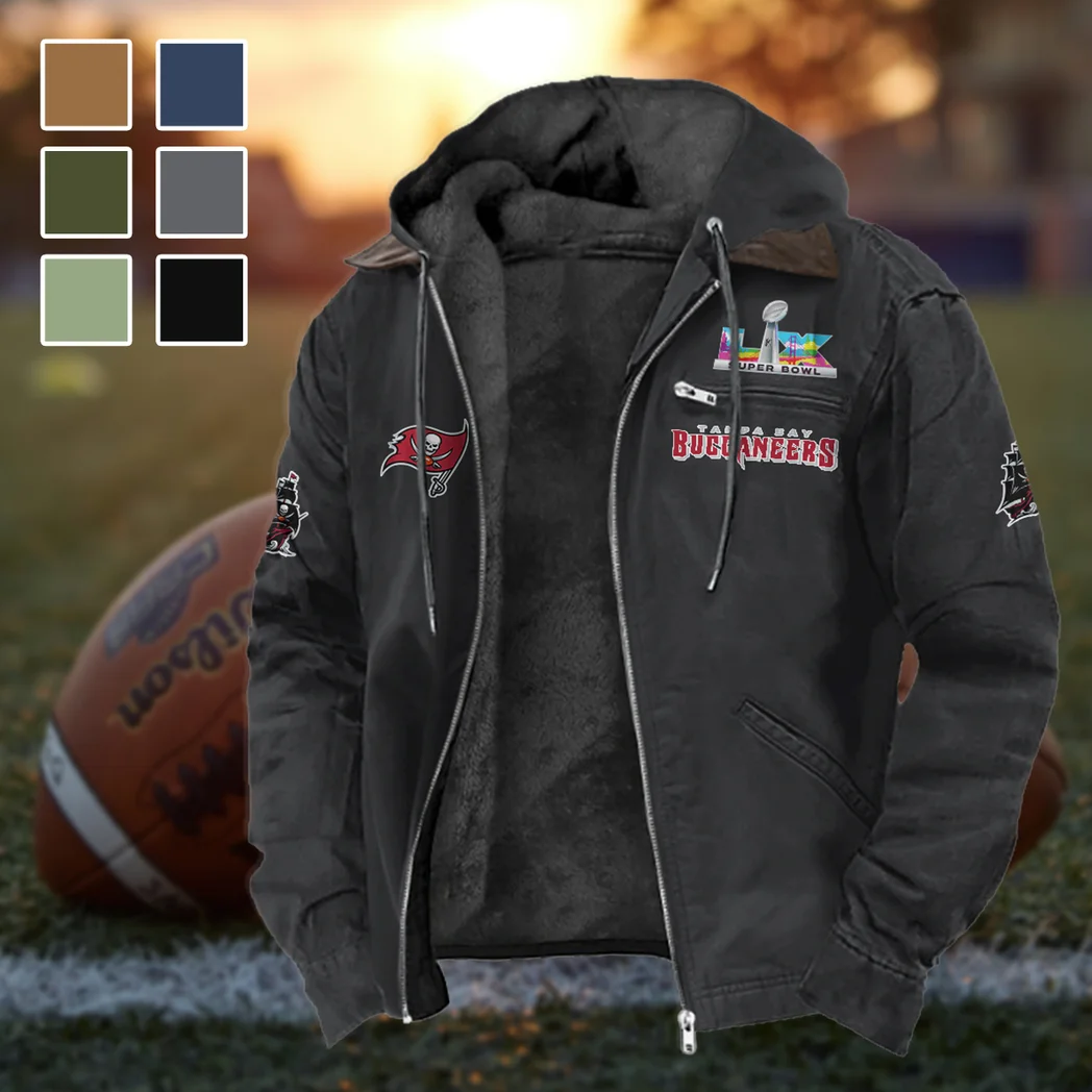 Red Pride Flannel Hoodie, Fan Squad Flannel Hoodie HVN1461TB - Black