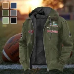 Red Pride Flannel Hoodie, Fan Squad Flannel Hoodie HVN1461TB - Green