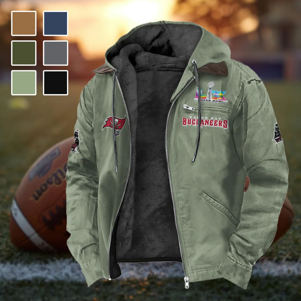 Red Pride Flannel Hoodie, Fan Squad Flannel Hoodie HVN1461TB - Light Green