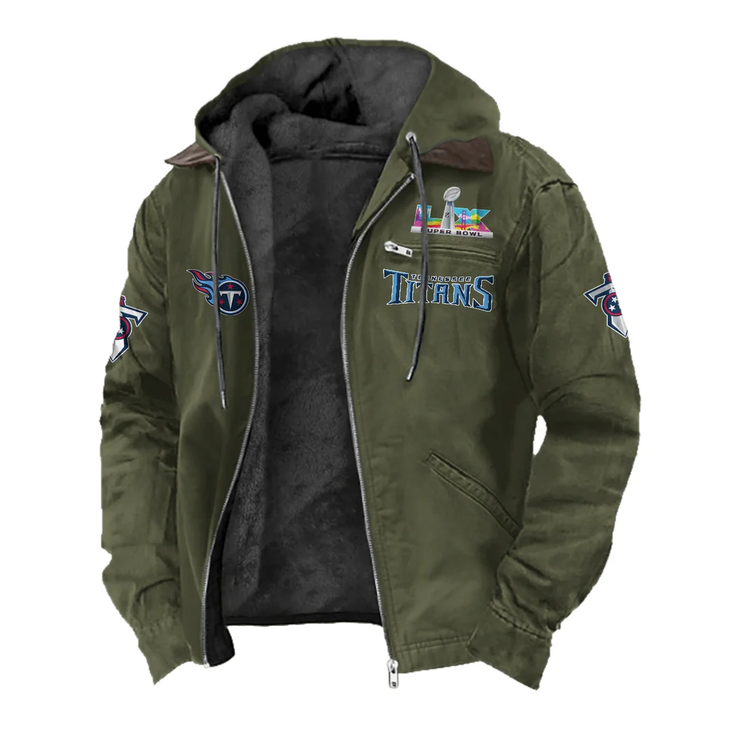 Titan Army Flannel Hoodie, Everyday Game Fan Hoodie HVN1461TT - Green - Image 2