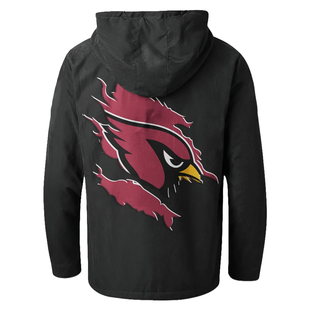Game Day Fliers Flannel Hoodie, Sport Fan Flannel Hoodie HVN1462AC - Black - Image 3