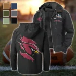 Game Day Fliers Flannel Hoodie, Sport Fan Flannel Hoodie HVN1462AC - Black