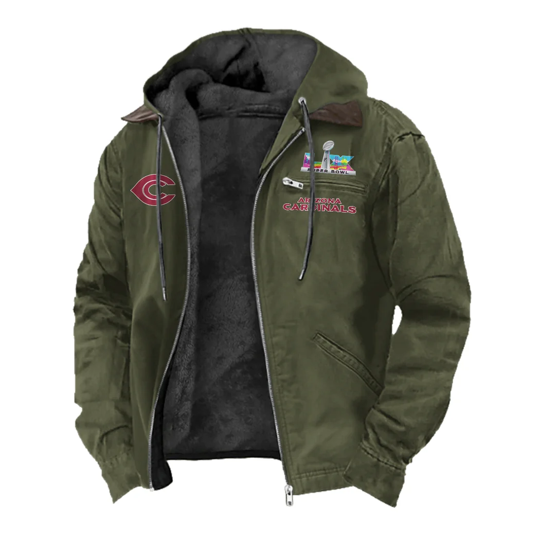 Game Day Fliers Flannel Hoodie, Sport Fan Flannel Hoodie HVN1462AC - Green - Image 2