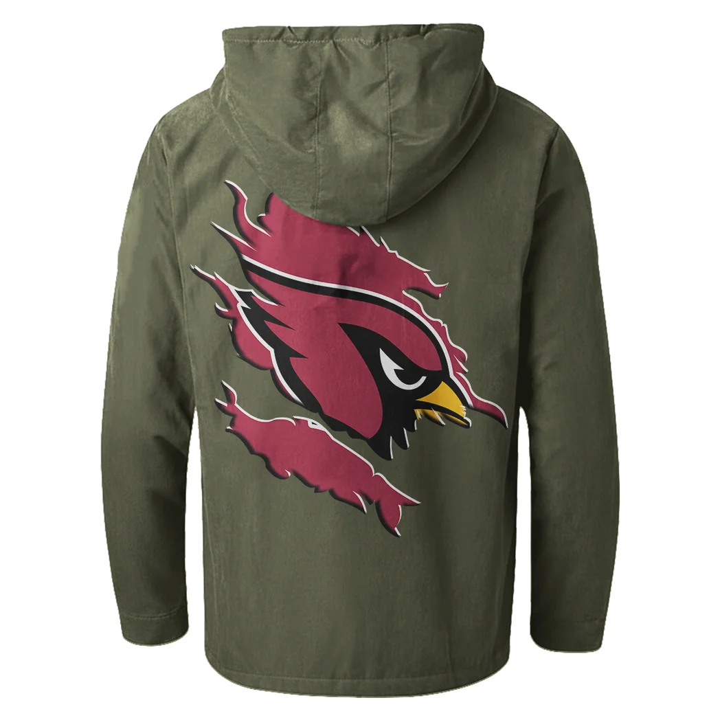 Game Day Fliers Flannel Hoodie, Sport Fan Flannel Hoodie HVN1462AC - Green - Image 3