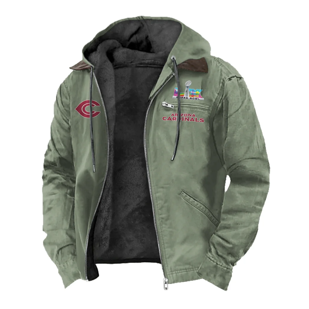 Game Day Fliers Flannel Hoodie, Sport Fan Flannel Hoodie HVN1462AC - Light Green - Image 2