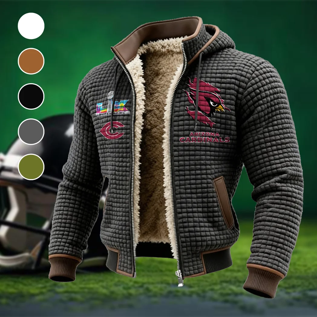 Game Day Fliers Fleece-Lined Hooded Jacket, Endurance Sport Thermal Hoody HVN1462AC - Grey
