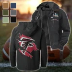 Match Day Flyers Flannel Hoodie, Game Day Hooded Flannel HVN1462AF - Black