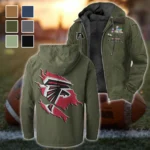 Match Day Flyers Flannel Hoodie, Game Day Hooded Flannel HVN1462AF - Green