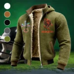 Game Day Paws Fleece-Lined Hooded Jacket, Endurance Sport Thermal Hoody HVN1462CB - Green