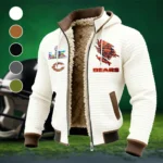 Game Day Paws Fleece-Lined Hooded Jacket, Endurance Sport Thermal Hoody HVN1462CB - White