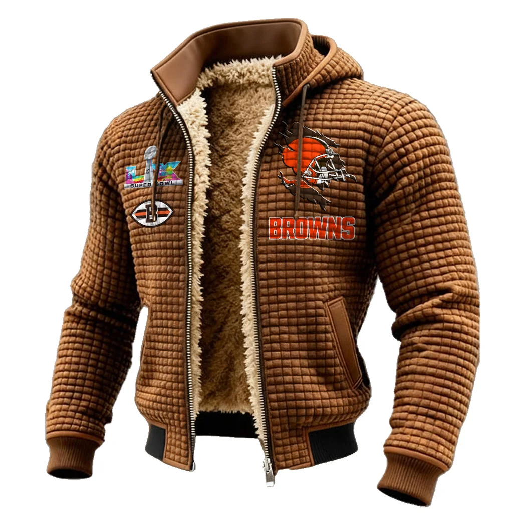 Dawg Pack Fleece-Lined Hooded Jacket, Alpine Ascent Hooded Jacket HVN1462CL - brown - Image 2