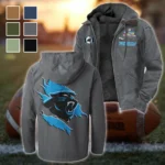 Victory Paws Flannel Hoodie, Team Spirit Flannel Hoodie HVN1462CP - Gray