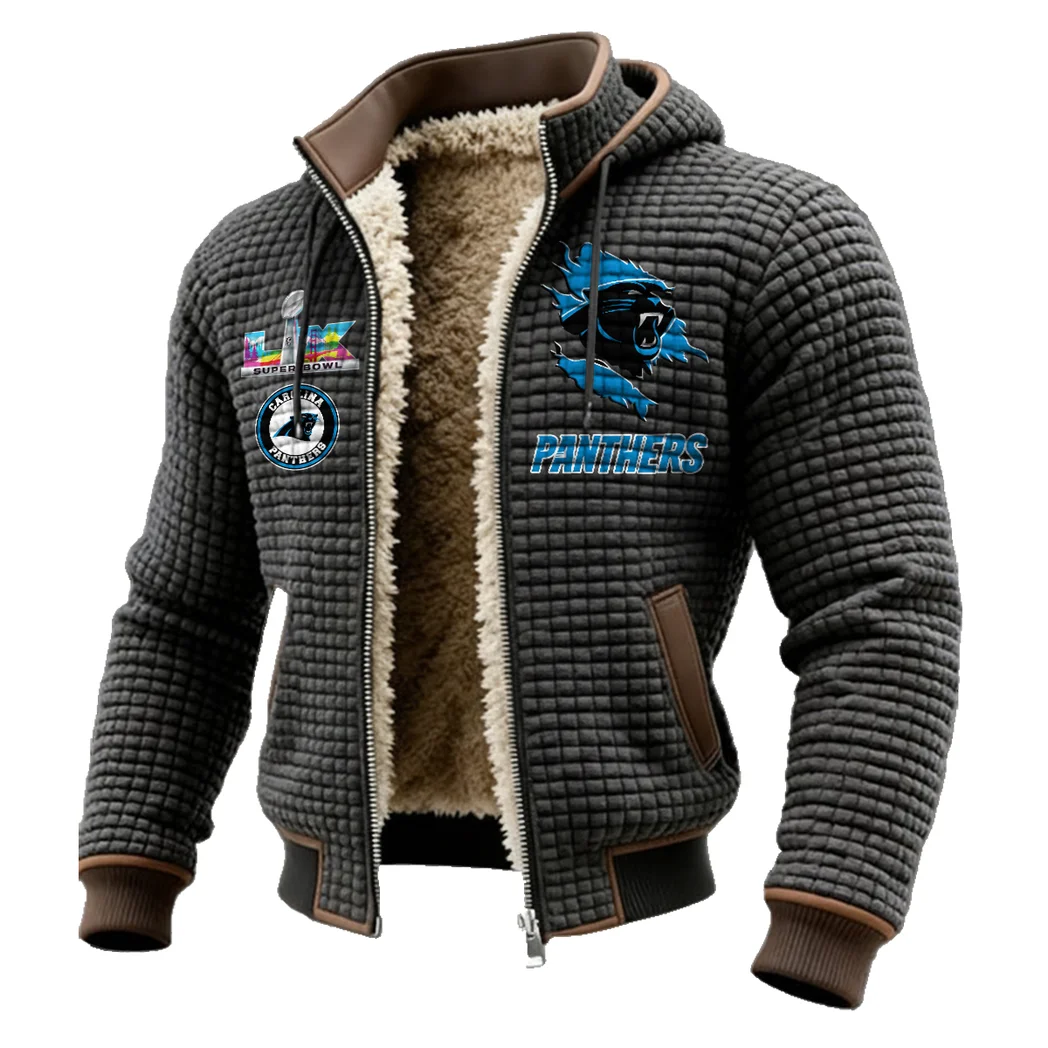 Victory Paws Fleece-Lined Hooded Jacket, Cross-Training Winter Layer HVN1462CP - Grey - Image 2