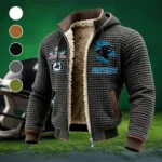 Victory Paws Fleece-Lined Hooded Jacket, Cross-Training Winter Layer HVN1462CP - Grey