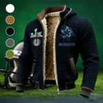 Blue Pride Fleece-Lined Hooded Jacket, Rapid-Dry Fleece-Lined Hoody HVN1462DC - Black