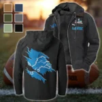 Blue Pride Flannel Hoodie, Cold Game Day Hoodie HVN1462DL - Black