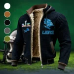 Blue Pride Fleece-Lined Hooded Jacket, Elite Athlete Winter Jacket HVN1462DL - Black