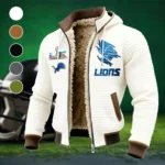 Blue Pride Fleece-Lined Hooded Jacket, Elite Athlete Winter Jacket HVN1462DL - White
