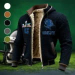 Blue Hooves Fleece-Lined Hooded Jacket, Storm-Ready Fleece-Lined Coat HVN1462IC - Black