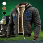Blue Hooves Fleece-Lined Hooded Jacket, Storm-Ready Fleece-Lined Coat HVN1462IC - Grey