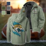 Fan Feline Squad Flannel Hoodie, All-Season Fan Hoodie HVN1462JJ - Light Green
