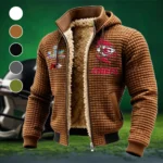 Arrow Pride Fleece-Lined Hooded Jacket, Elemental Guard Sport Jacket HVN1462KC - brown