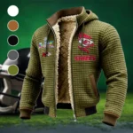 Arrow Pride Fleece-Lined Hooded Jacket, Elemental Guard Sport Jacket HVN1462KC - Green