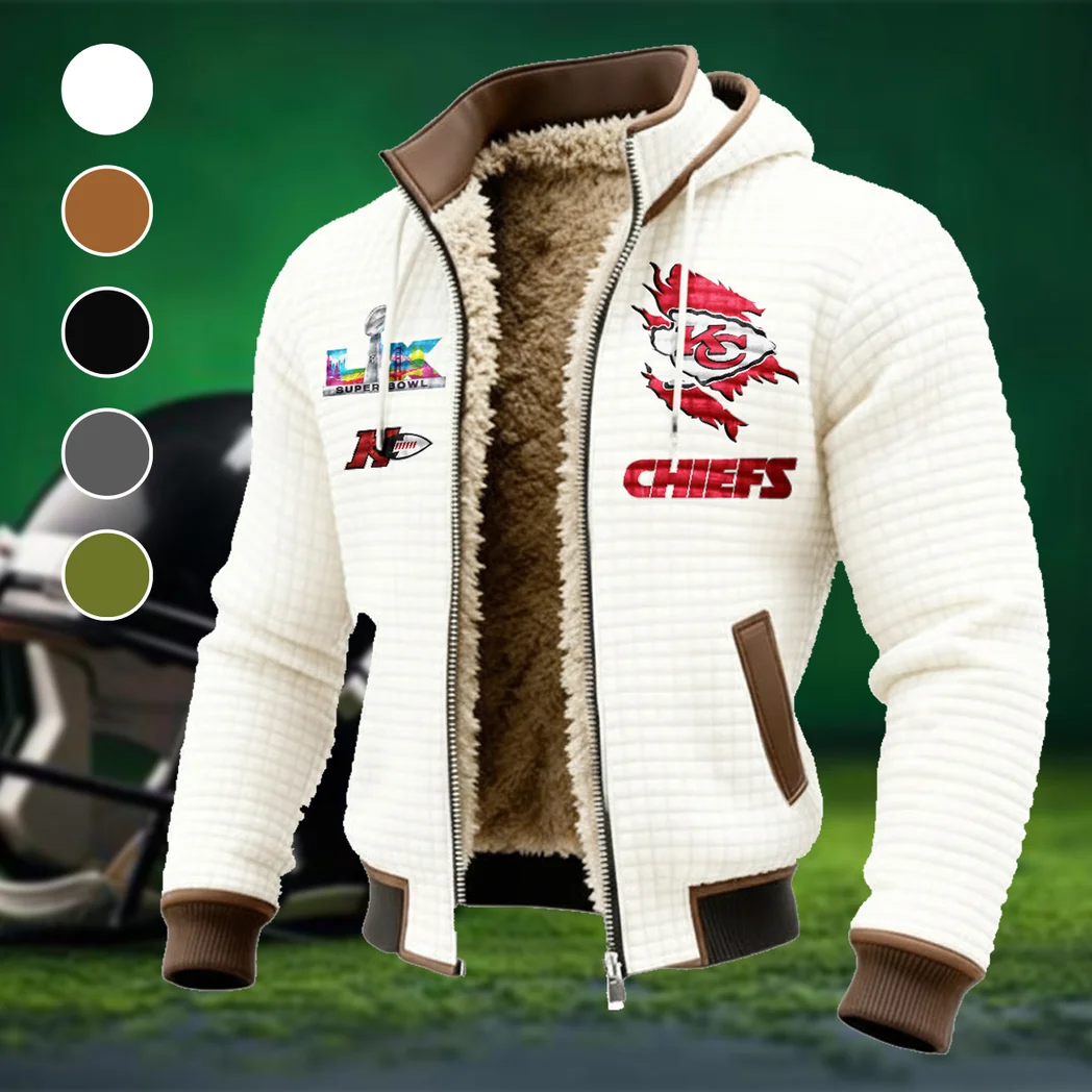 Arrow Pride Fleece-Lined Hooded Jacket, Elemental Guard Sport Jacket HVN1462KC - White