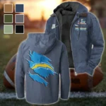 Fan Spark Squad Flannel Hoodie, Game Ready Flannel Hoodie HVN1462LC - Navy Blue