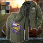 Victory Helm Flannel Hoodie, Rugged Sport Flannel Hoodie HVN1462MV - Green