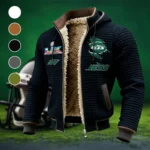Green Wings Fleece-Lined Hooded Jacket, Thermal Core Fleece Jacket HVN1462NJ - Black
