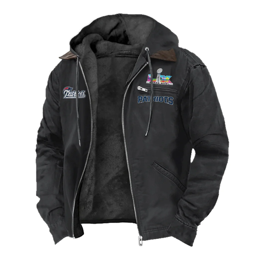 Revolution Fans Flannel Hoodie, Essential Fan Flannel Hoodie HVN1462NP - Black - Image 2