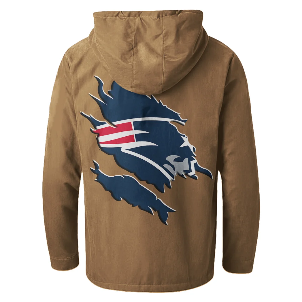Revolution Fans Flannel Hoodie, Essential Fan Flannel Hoodie HVN1462NP - Camel - Image 3