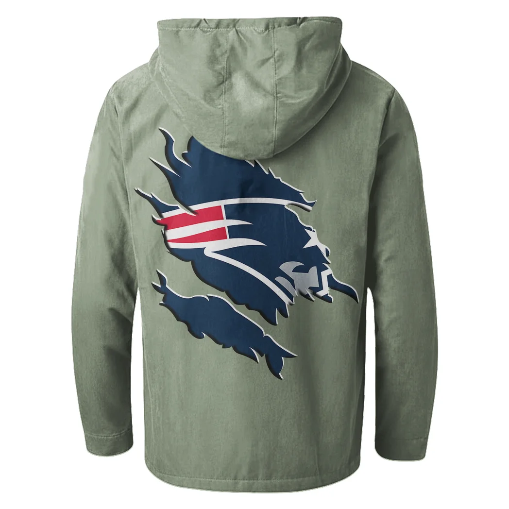 Revolution Fans Flannel Hoodie, Essential Fan Flannel Hoodie HVN1462NP - Light Green - Image 3