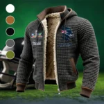 Revolution Fans Fleece-Lined Hooded Jacket, Heavyweight Cozy Sport Shell HVN1462NP - Grey