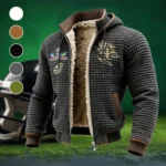 Fan Squad Fleece-Lined Hooded Jacket, Brushed Interior Winter Jacket HVN1462NS - Grey