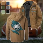 Green Pride Flannel Hoodie, Cold Game Day Hoodie HVN1462PE - Camel