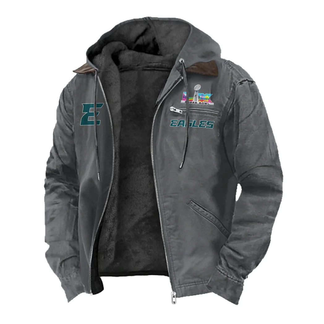 Green Pride Flannel Hoodie, Cold Game Day Hoodie HVN1462PE - Gray - Image 2