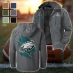 Green Pride Flannel Hoodie, Cold Game Day Hoodie HVN1462PE - Gray