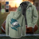 Green Pride Flannel Hoodie, Cold Game Day Hoodie HVN1462PE - Light Green