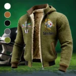 Game Day Squad Fleece-Lined Hooded Jacket, High-Density Comfort Fleece HVN1462PS - Green